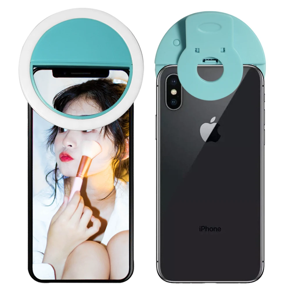 Ishine Professional Flexible Selfie Video  Lighting  Led Lights Video Lamp Selfie Ring For Any Cell Phone