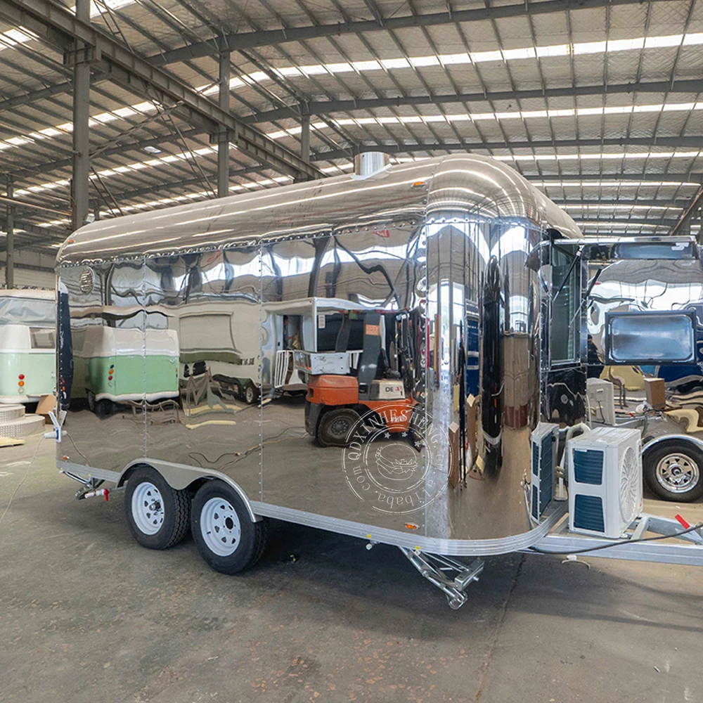 Stainless steel coffee mobile food trailers  custom airstream coffee for sale usa Australia UK