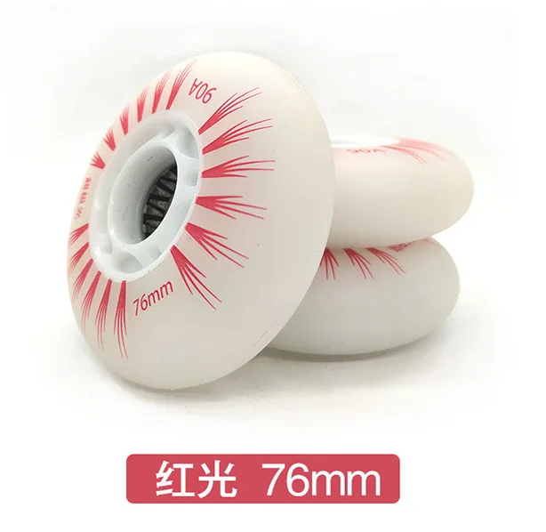 
Good quality PU inline skates LED wheel flashing wheel 80mm roller skates wheels 