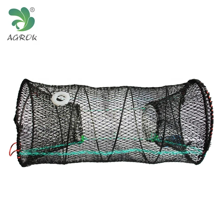 30*60cm Spring Trap  Commercial  cage  SWEDEN  Collapsible PE plastic coated wire  trap fish traps  Pot