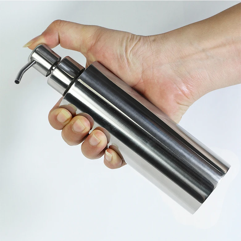 ECO Friendly Luxury Empty Bottiglia di shampoo Hand Sanitizer Bottle Stainless Steel Hotel Shampoo Bottle for Hotel