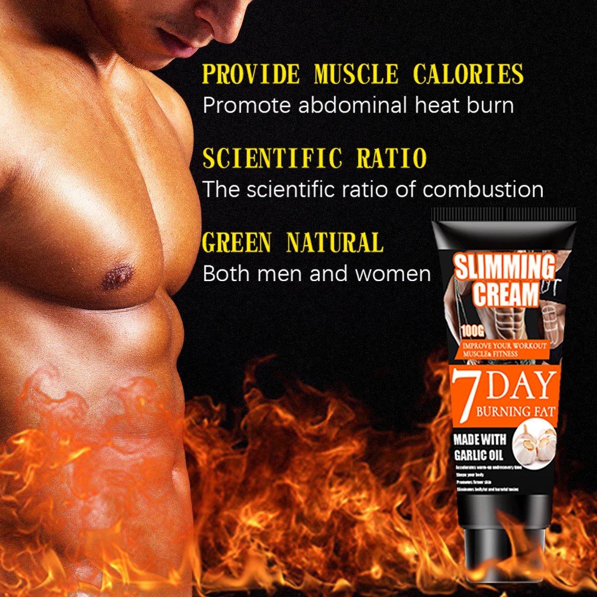 Custom Logo Herbal Remove Cellulite Weight Loss Slimming Cream for Waist Leg Body Weight Loss