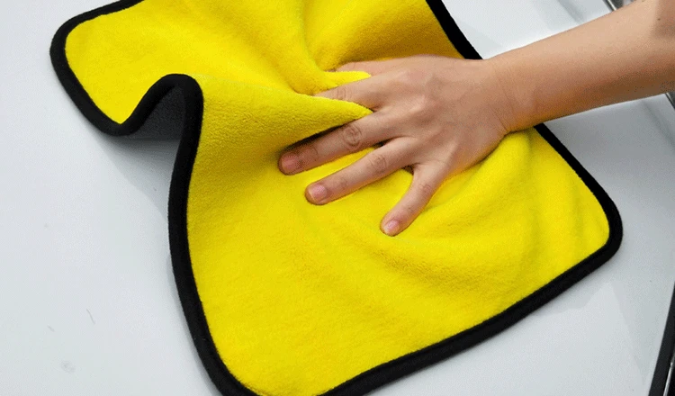 30*40CM 800GSM double sided thickening uper velvet microfiber water absorbent waxing cloth car cleaning wash towels
