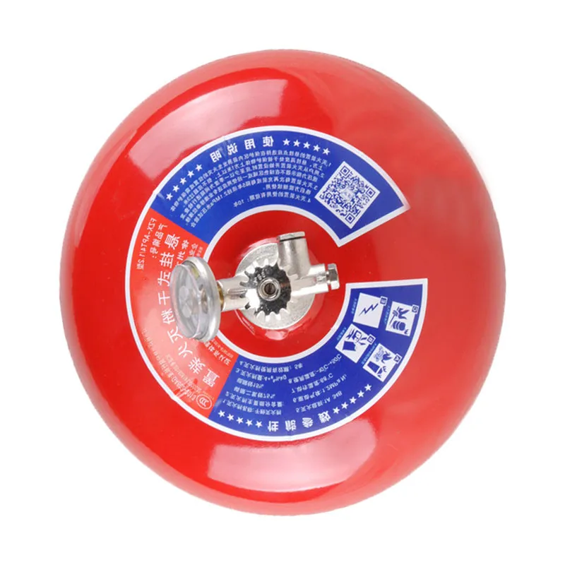 Factory price automatic red color hanging fire extinguisher dry powder for fire fighting system