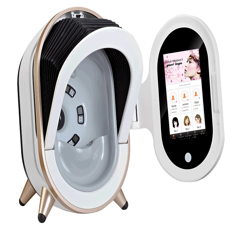 Most Popular 3D Skin Diagnostics Device Facial Analysis Tester Scanner Face Camera Magic Mirror Skin Analyzer Machine