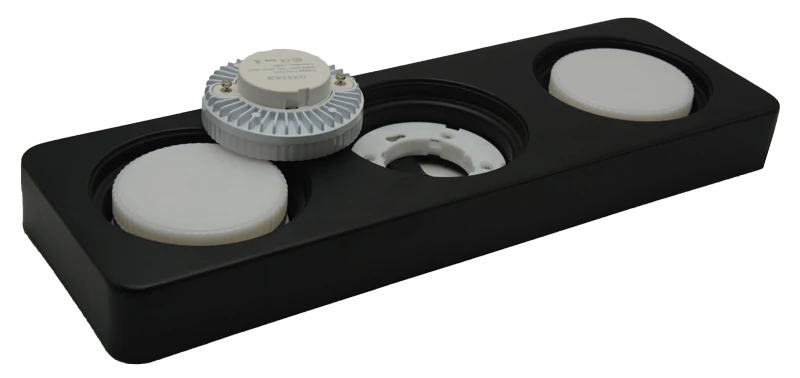 down light gx53 led lamp add honeycomb anti-glare downlight with gx53 led fixture white black color bousing