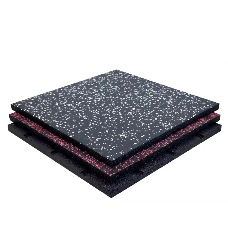 
different thicknesses shock & noise absorbing rubber mats EPDM flooring mat 
