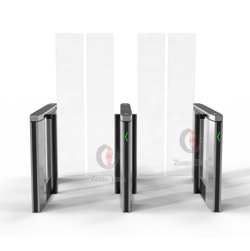 High Security Slim Pedestrian Speed Gate Motor Access Turnstile Price Barrier Gate Manufacturer