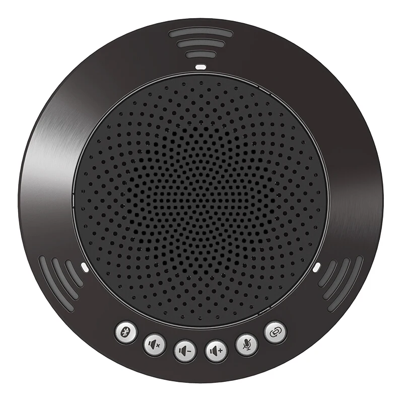 Microphone Diameter 6m omnidirectional voice pickup black microphone speaker conference speakerphone USB plug and play