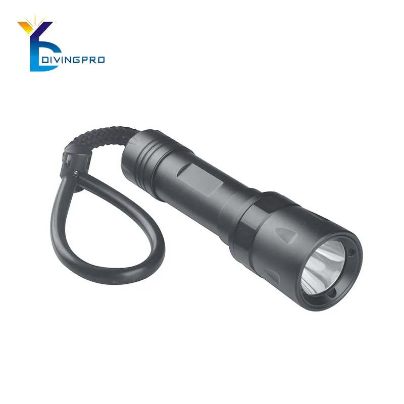 Dive flashlight underwater torch slide switch diving flashlight