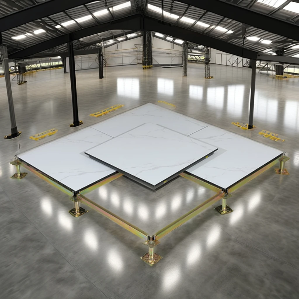 Modern Design Professional Ceramic Anti-Static Floor New Solutions for Clean Room in Office Buildings Made of Calcium Sulfate