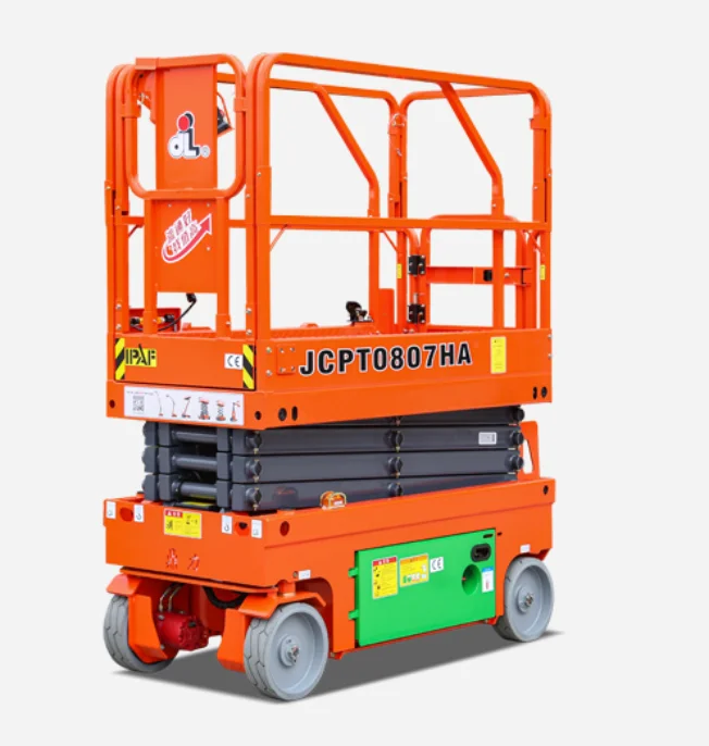 Высокое качество JCPT0807AC 7 8 м платформа для воздушных работ Регулируемый мобильный ножничный подъемный стол