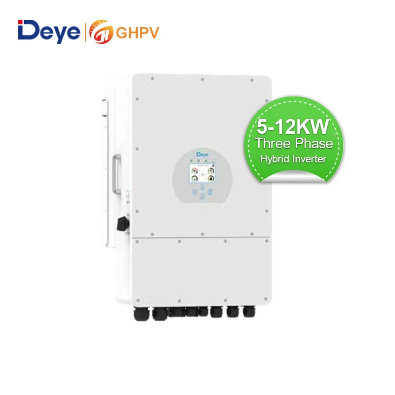 EU Warehouse Deye 12kw 10kw Three Phase DC/AC Hybrid Inverter 5kw 6kw 8kw 3 Phase 48V 220V For Home Hybrid System