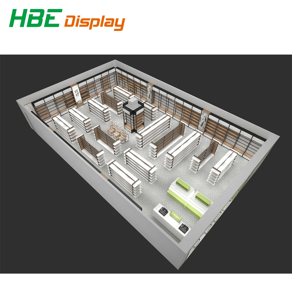 economic style wood store convenient shelf