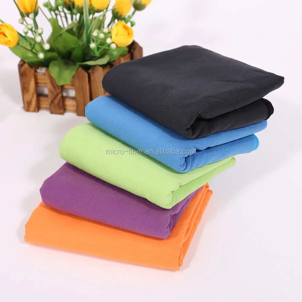 Super absorbent Microfiber suede quick dry large bath towel
