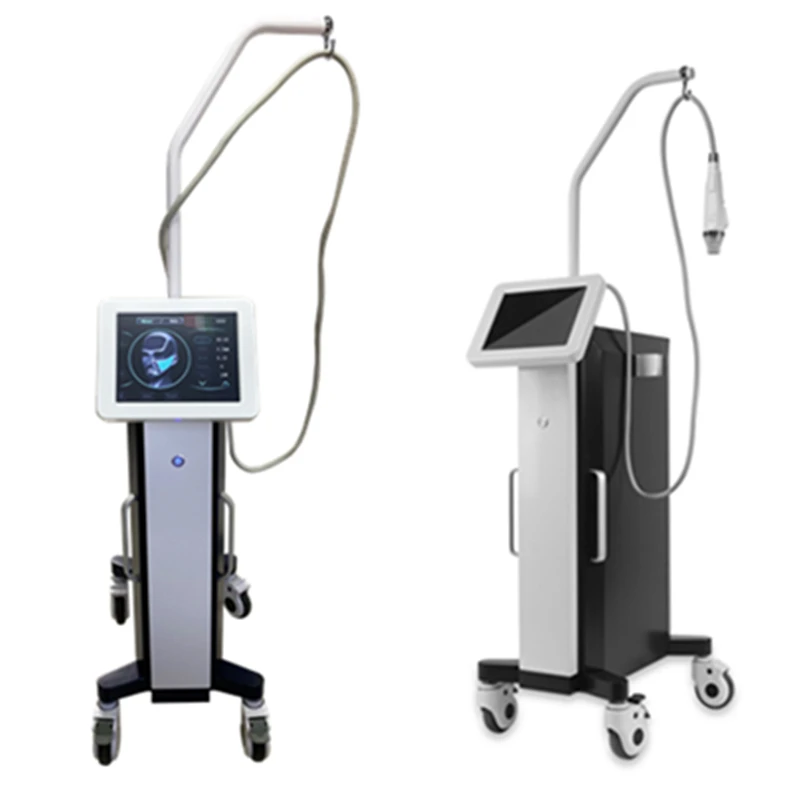 Invasive ultra-fine needles vacuum rf skin tightening anti-aging face lifting machine vertical microneedling rf