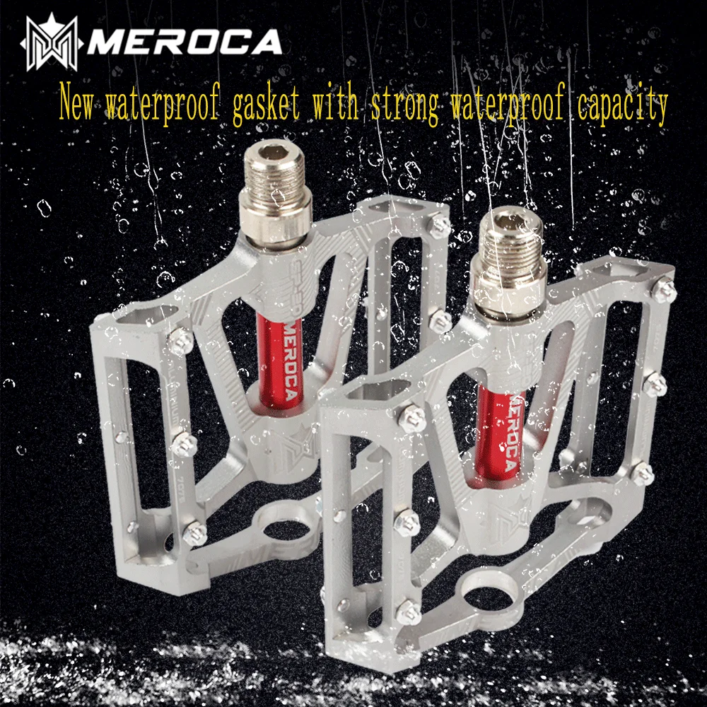 Aluminum alloy pedales bicicleta mountain bike pedal sepeda DU bearing ultralight bicycle pedals