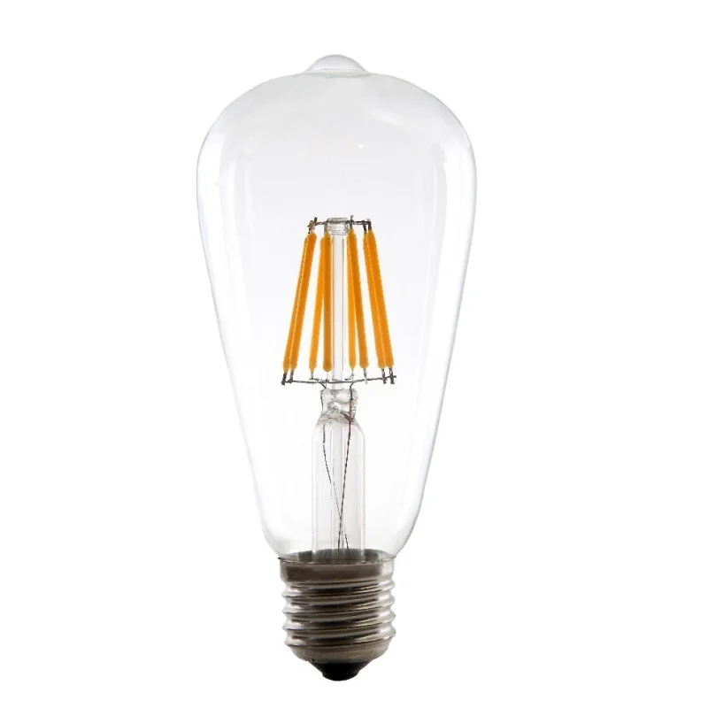 Wholesale Custom Logo Decorative Lamp Led Edison Filament Bulb ST64