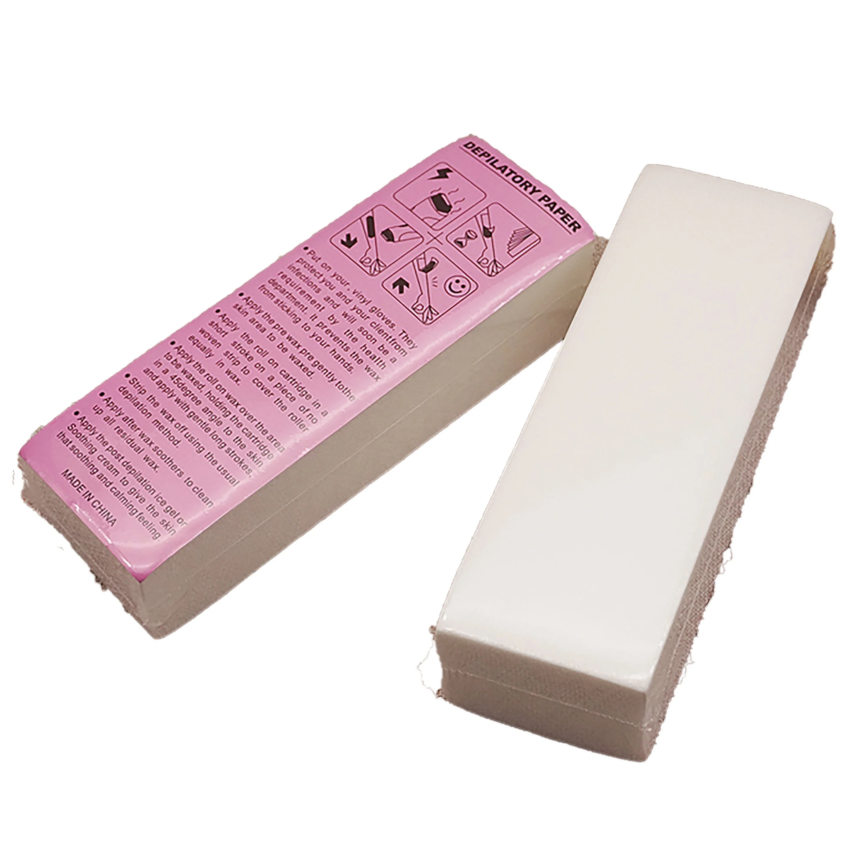 Hair Removal Waxing Strips Depilator Non Woven Fabric Waxing Strips paper
