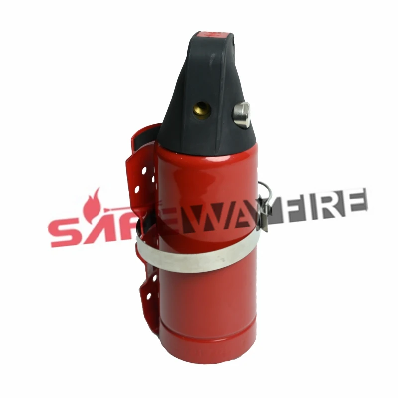 2.5LB 5LB 1KG 2KG Portable Red Metal Fire Extinguisher Bracket For Car