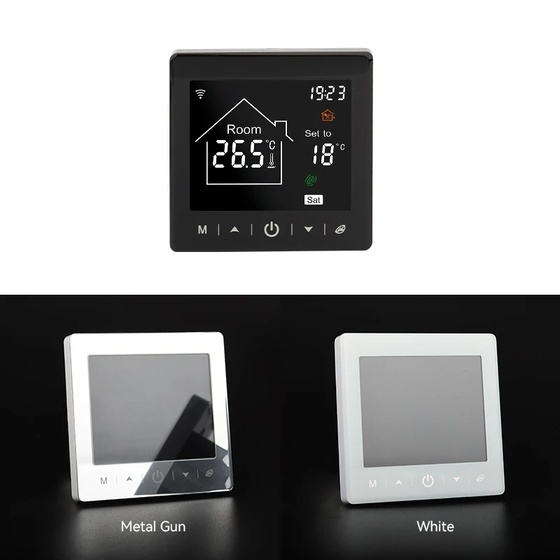 230V WiFi Thermostat Touch Screen Tuya Smart Home Room Electric Underfloor Heating Boiler Controller Color Display Thermostat