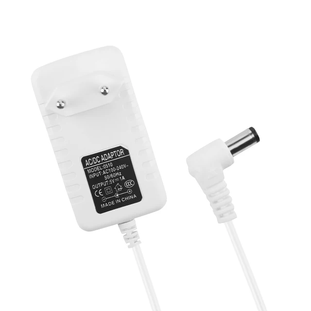 power supply Euro 2pin plug 8VDC 2.5A AC/DC adapter white/black