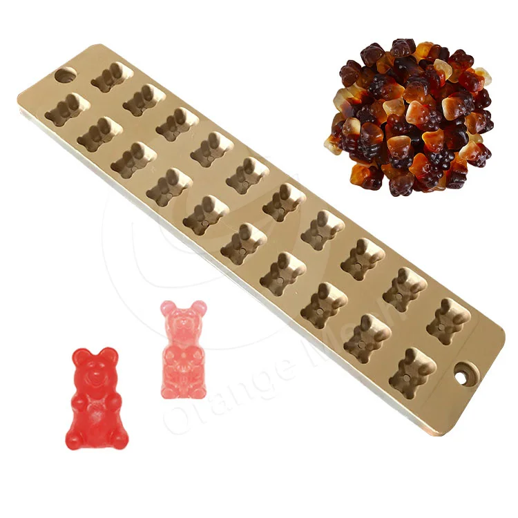 ORME Chocolate Block Polycarbonate Mould 3D Jelly Ice Candy Egg Silicone Make Mold Tray for Gummy