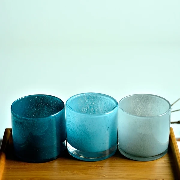 Cheap glass candle holder for home decoration