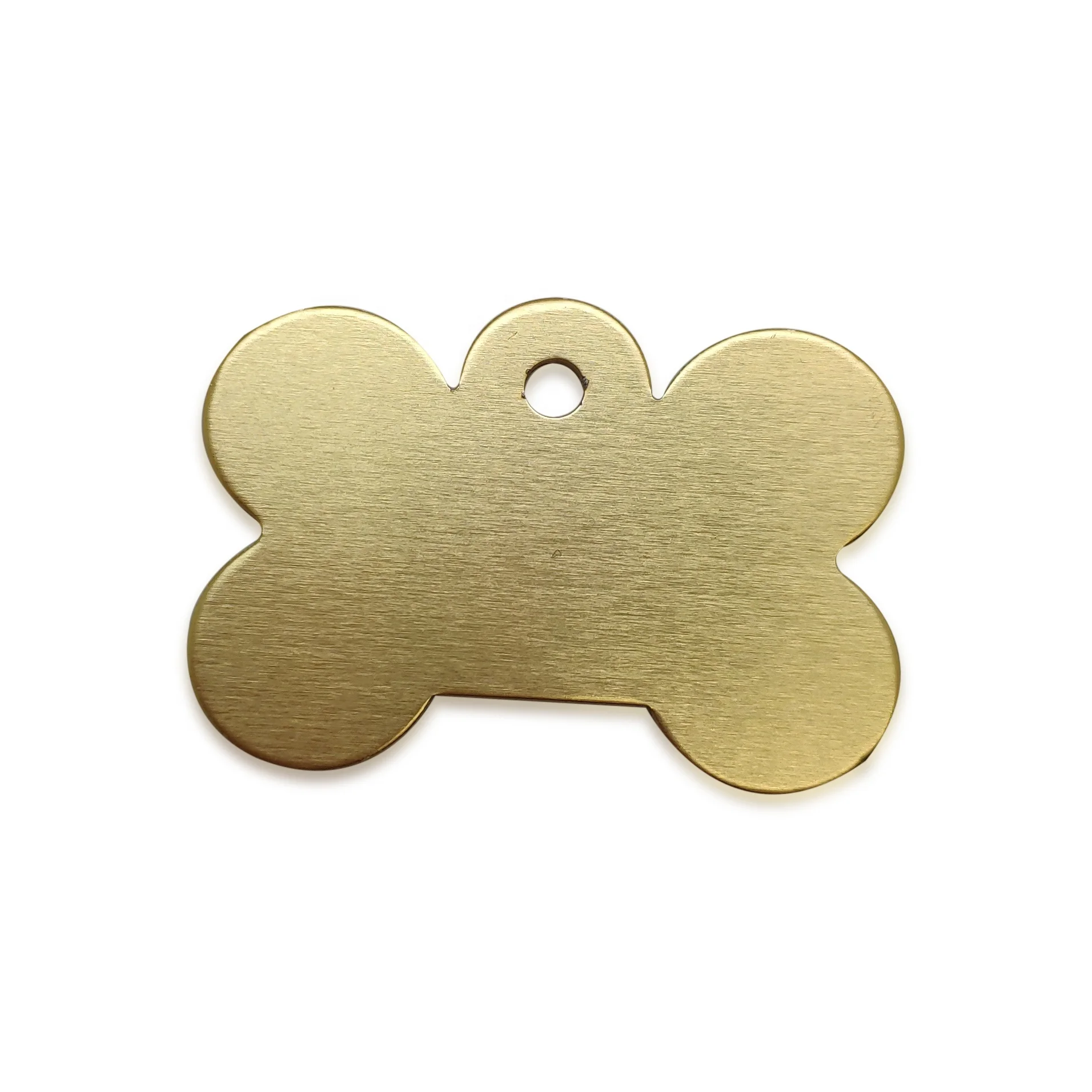
Factory wholesale custom sign dog tag metal pet tags high-gloss aluminum logo dog bone name tag 