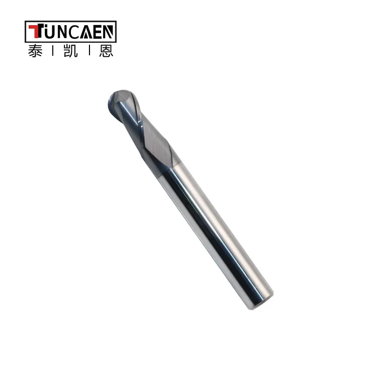 HRC65 CNC Solid Carbide End Mills 6mm diameter tungsten carbide cnc ball nose end mill for high-hard steel