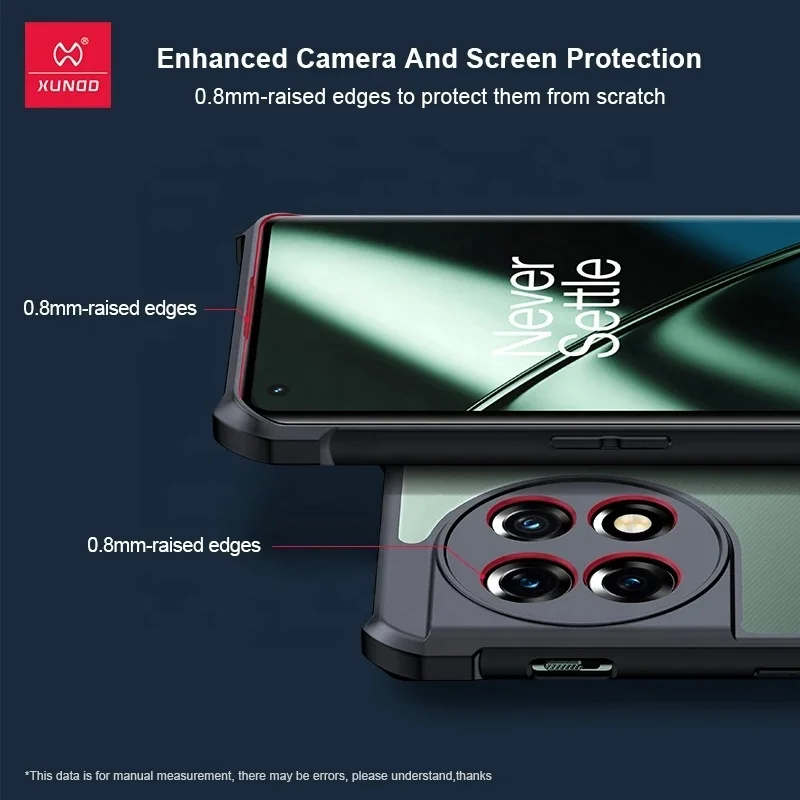 Xundd For Oneplus 11 Pro 10 Pro Case Shockproof Transparent Cover Protective Bumper Airbag Thin Cover For Oneplus 11 11 Pro Case