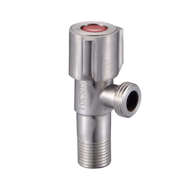 SUS304 Stainless Steel Thickening Water Stop Valve Water Heater Kitchen Bathroom Toilet Angle Valve