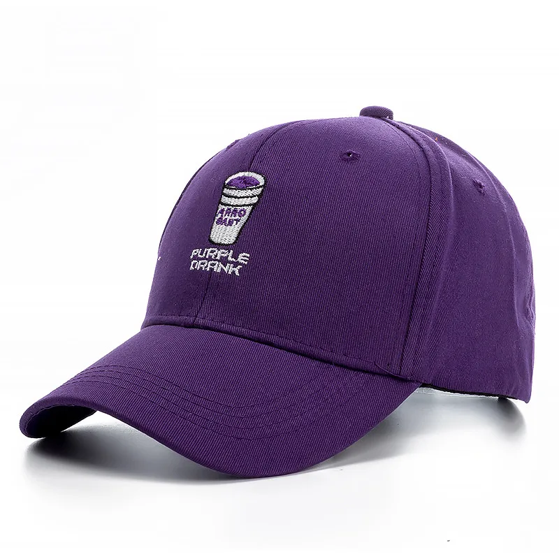 
High Quality Brand Purple Drank Snapback Cap Cotton Baseball Cap For Men Women Adjustable Hip Hop Dad Hat Bone Garros 