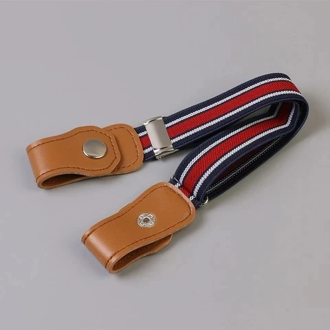 
Jeans Pants Kids Buckle-free Invisible Waist Elastic Belts No Buckle Stretch Belt 