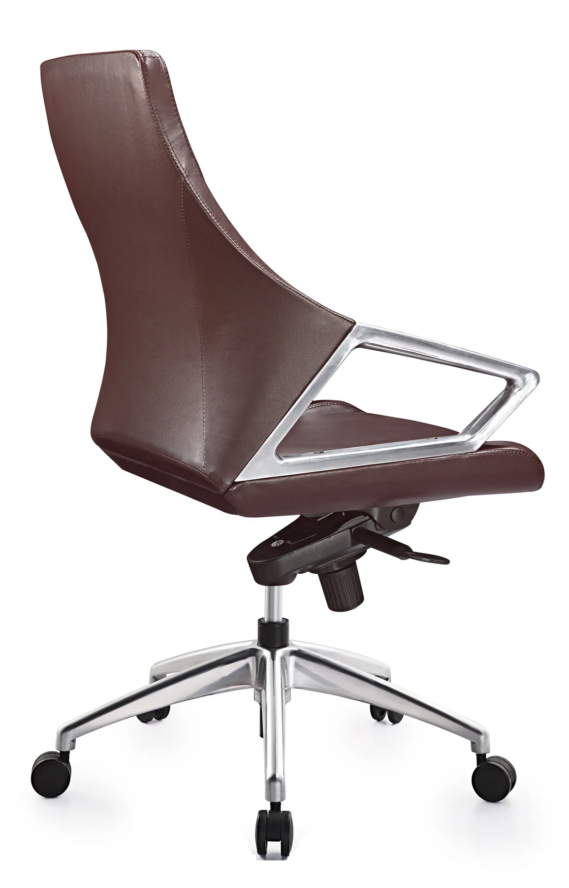 GS-G1901 Ergonomic solutions seating middle back luxury executive conference leather office chair