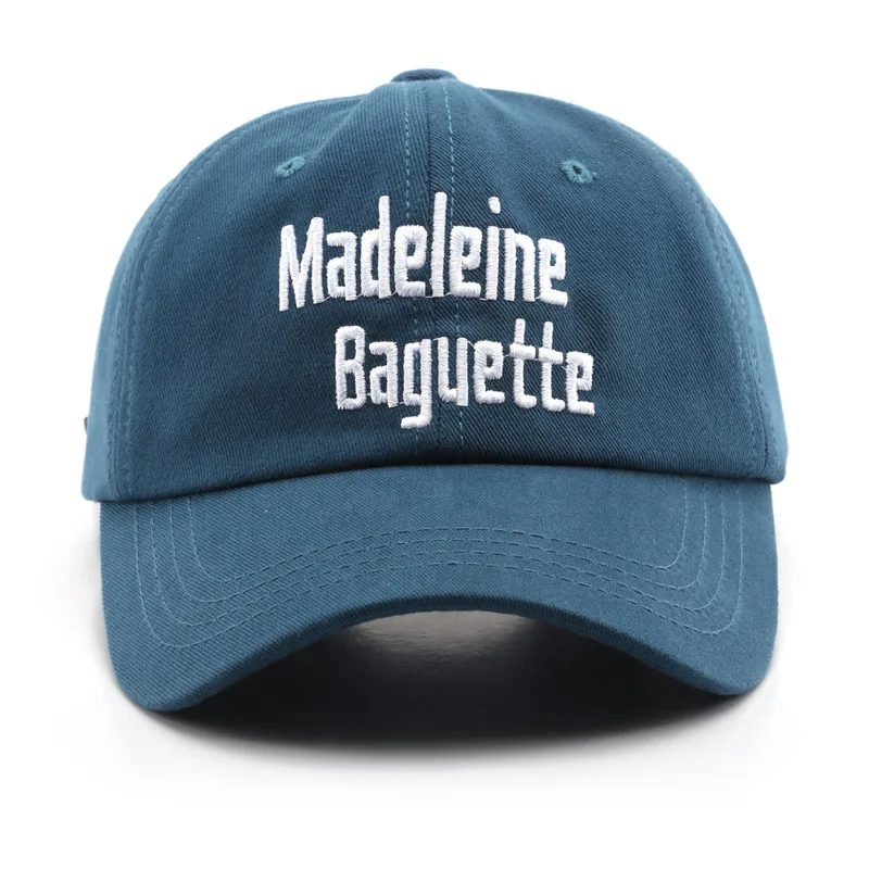 Hat Female Korean fashion retro alphabet embroidery curved eaves baseball cap outdoor sports leisure sunshade cap
