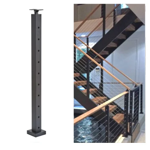 High Quality Wire Railing Invisible Handrail Stainless Steel Stair Railing Cable Railing Handrail System Staircase Handrail