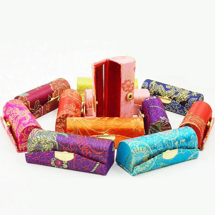 China Manufactory lipstick holder empty case vintage lipstick case with mirror in low price
