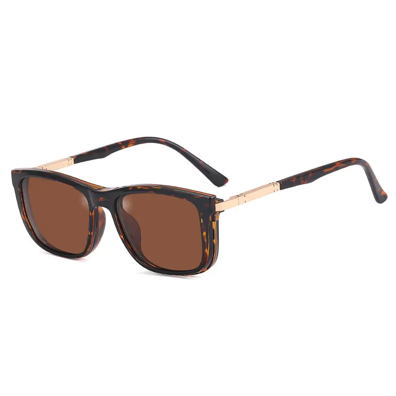 Wholesale Metal TR Glasses Fashion Clip On Sunglasses 81011 Polarized Fit Over Optica Eyewear Frame 2023 New Women