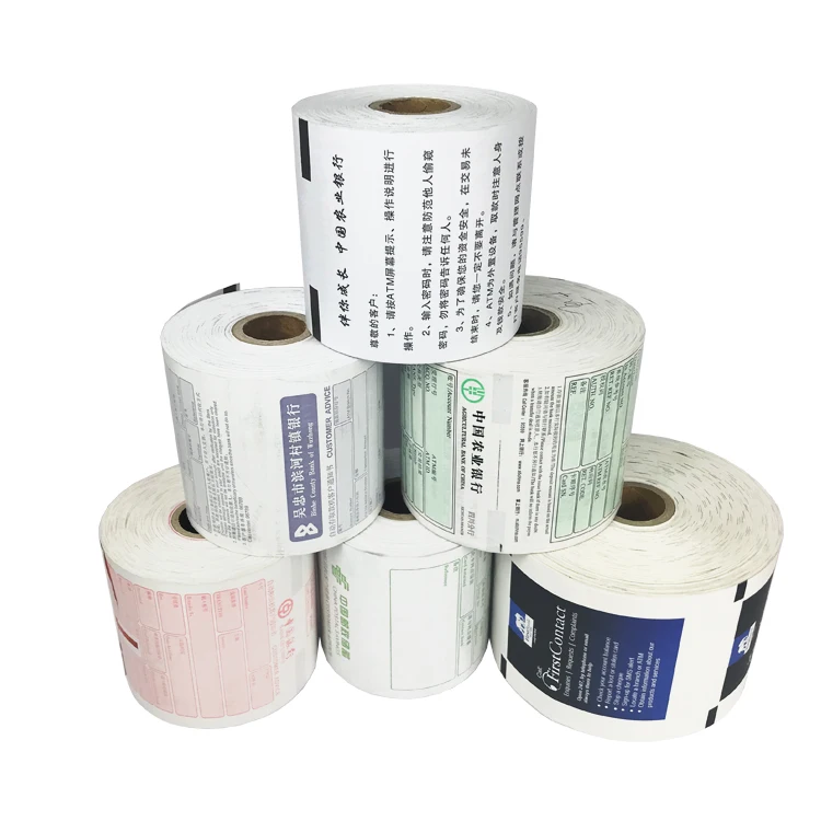 80x80 мм 55gsm BPA бесплатно прямые термобумаги рулоны для системы POS
