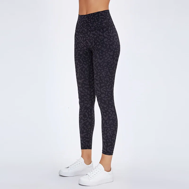 
Wholesale High Quality Nylon Npandex Neon High Waist Breathable Fitness Leggings Sexy Yoga Pants With Pockets For Women 