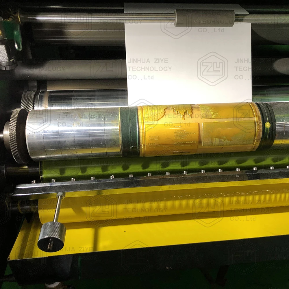 FPL580-5 Narrow Web Label Paper Roatry Die Cutting Slitting Label Small Flexo Printing Press Machine