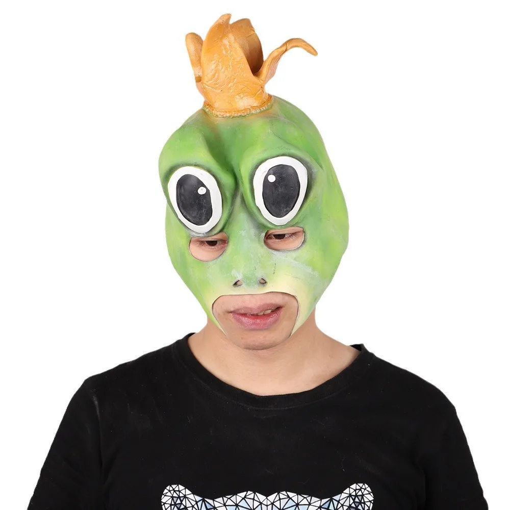 Halloween frog Mask Game Cosplay Collection Glowing Light Up Masks Latex Helmet Fancy Dress Costume Props