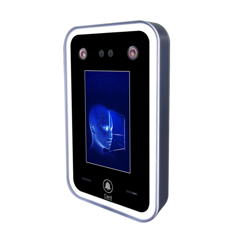 High Pixel 4.3 Inch Touch Screen Face Recognition Scanner Biometric Access Control