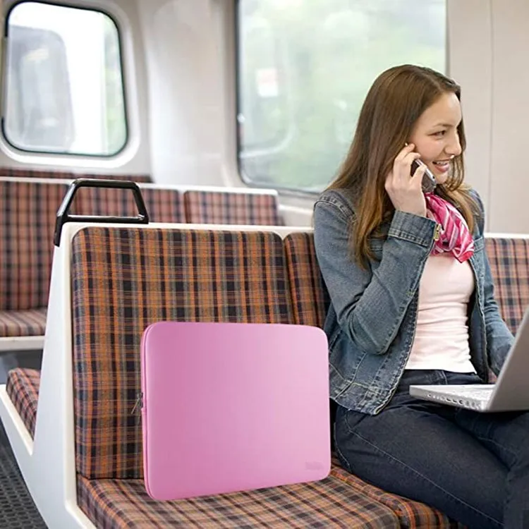 Custom 7-17' inch laptop protector neoprene zip laptop case