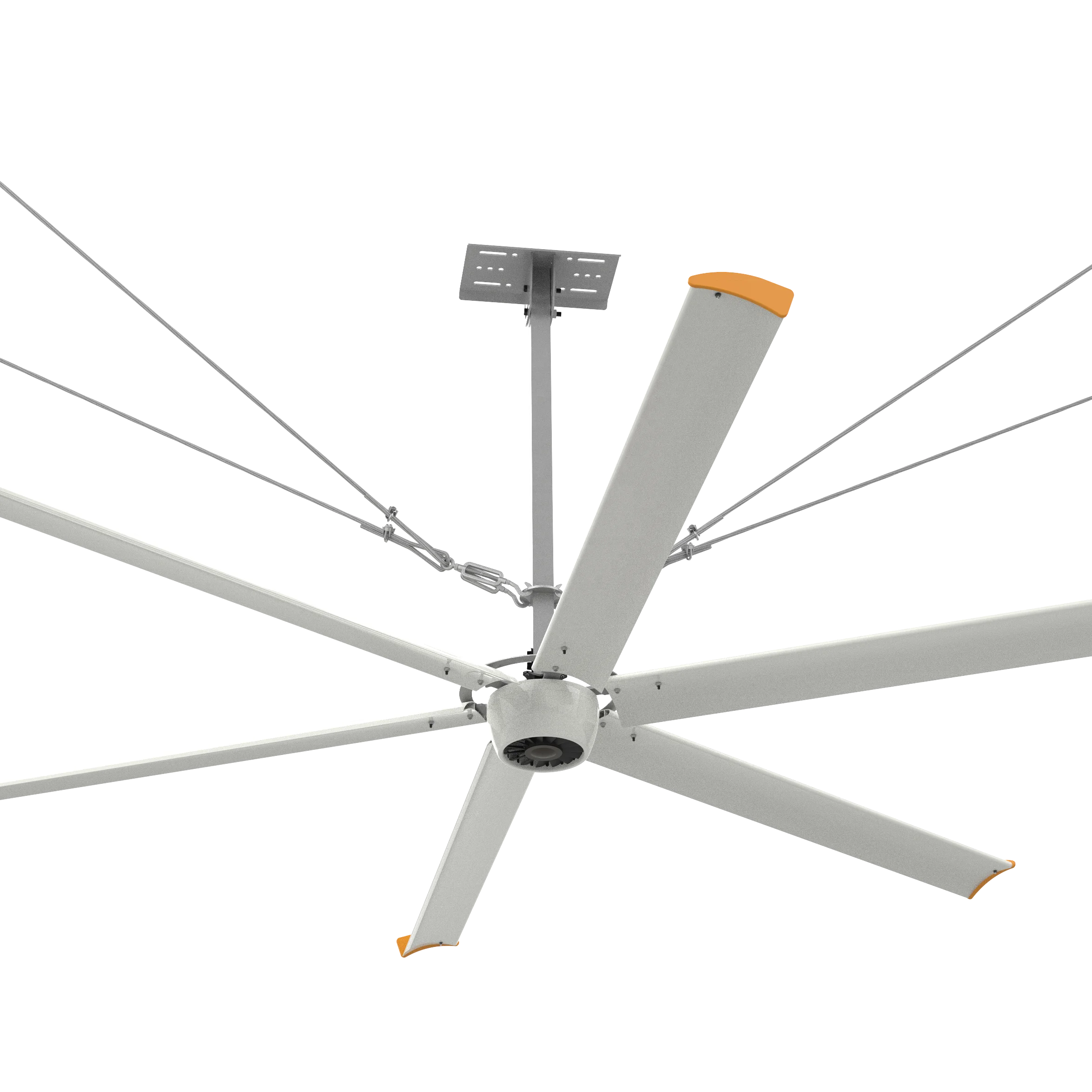 11ft  Large Air Volume 0.5KW Commercial HVLS Ceiling Fans