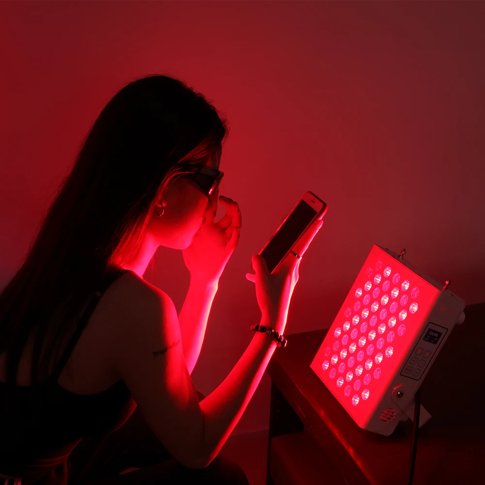 Red Light Therapy Panel 660nm 850nm Near Infrared Device 300 LEDs Clical Grade Flicker Free Device for Pain Relief