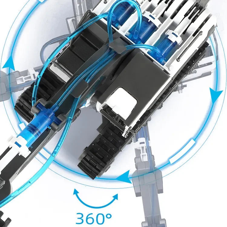 High quality 6 in 1 3d engineering vehicle diy assembly toy for boys Bulldozer Wood Loaders Excavators Cranes Toy
