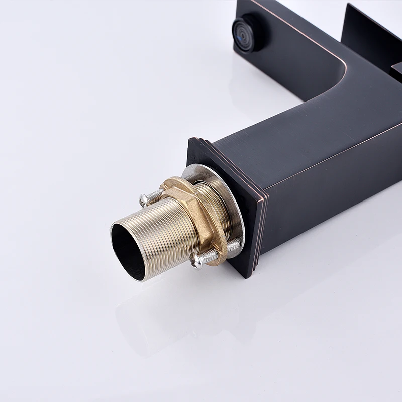 New Square Bathroom Faucet brass Basin Mixer Bathroom Sink Basin Mixer Tap black faucet bathroom mixer