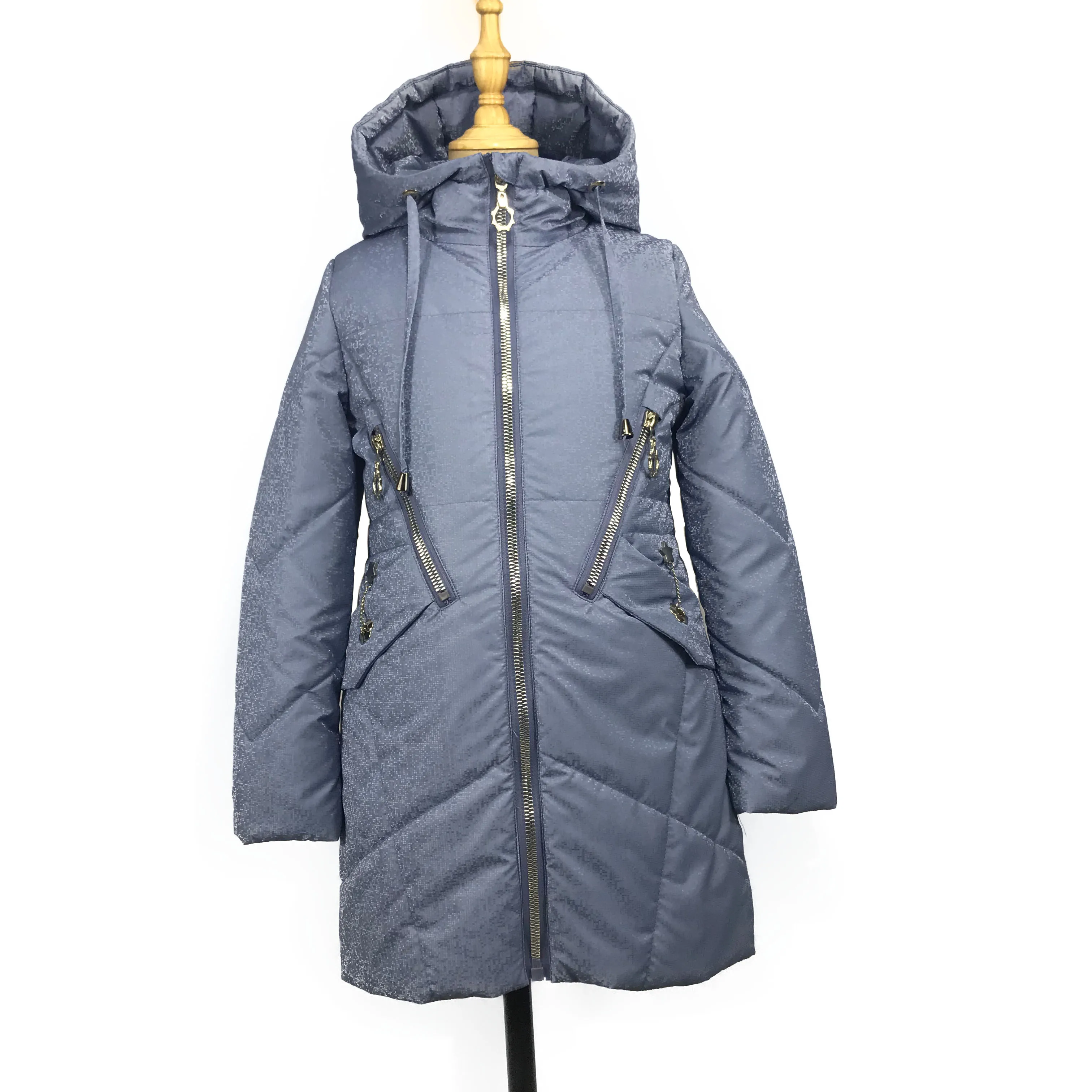 Высокое качество модные пальто для девочек Дети jezns дети девушка парка пальто